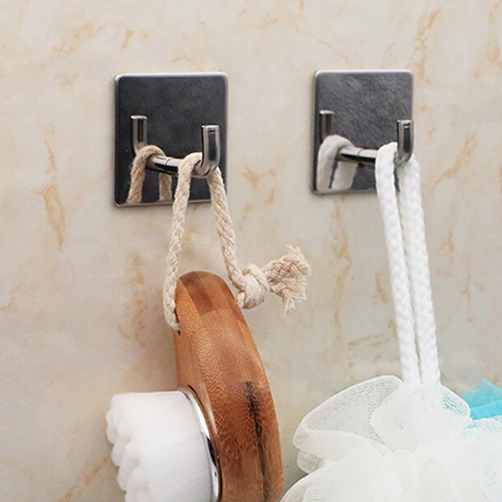 Stainless Steel Adhesive Wall Hooks Strong Stick Hook Kitchen Bedroom Living Room Durable Modern Design Easy Install Remove No
Stainless Steel Adhesive Wall Hooks Strong Stick Hook Kitchen Bedroom Living Room Durable Modern Design Easy Install Remove No