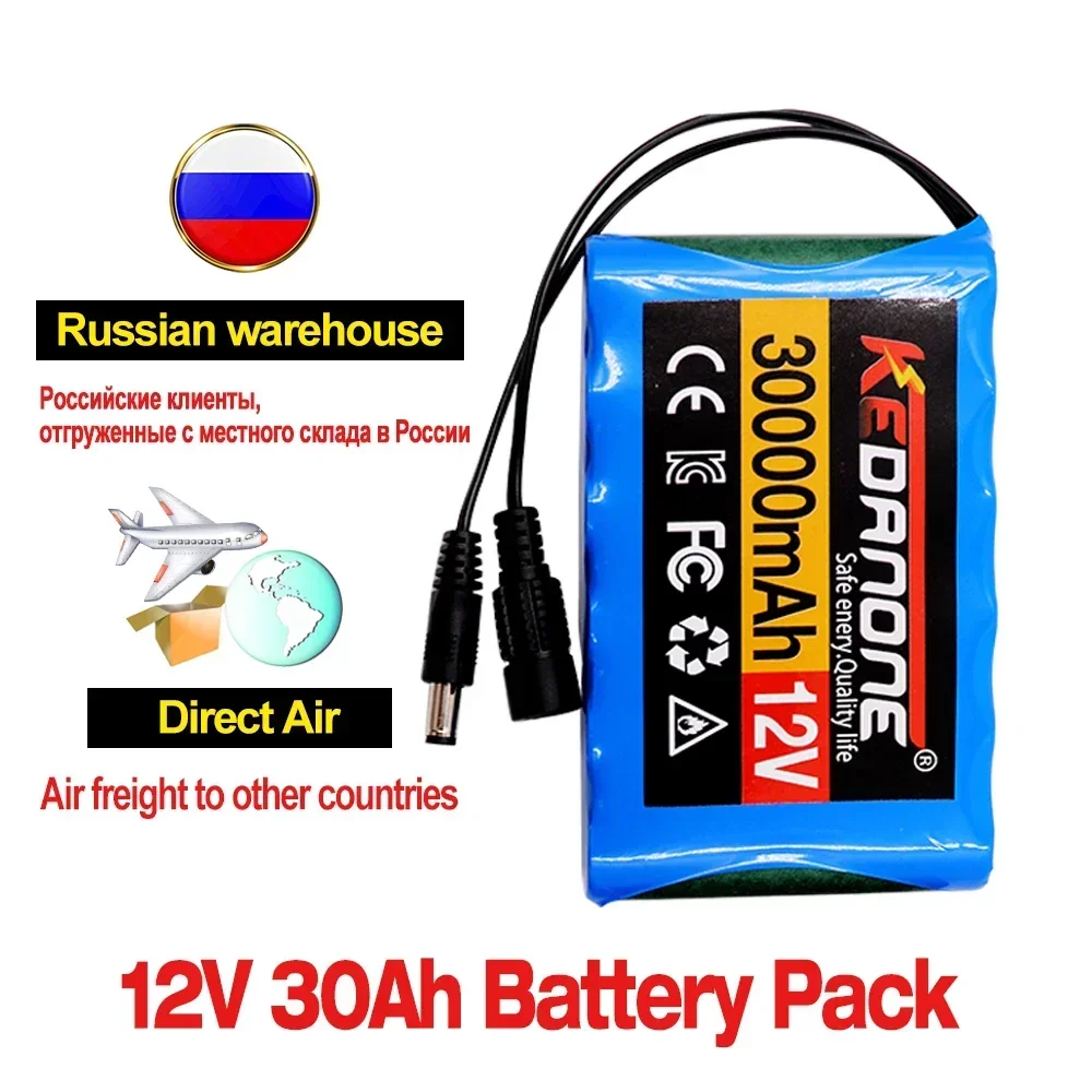 2024 Upgrade Super 12V 30000mah Battery Rechargeable Lithium Ion Battery Pack Capacity DC 12.6v 30Ah CCTV Cam Monitor + Charger
2024 Upgrade Super 12V 30000mah Battery Rechargeable Lithium Ion Battery Pack Capacity DC 12.6v 30Ah CCTV Cam Monitor + Charger