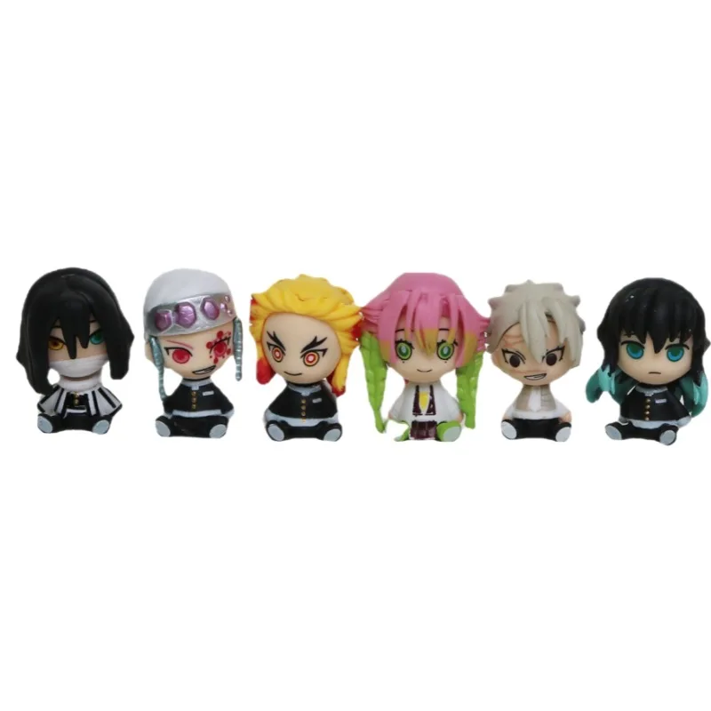 6Pcs/Set Anime Demon Slayer Kyoujurou Cute Q Version Muichirou GK Model Sanemi Toy Obanai Kanroji Mitsuri Collectible Doll Gift
6Pcs/Set Anime Demon Slayer Kyoujurou Cute Q Version Muichirou GK Model Sanemi Toy Obanai Kanroji Mitsuri Collectible Doll Gift