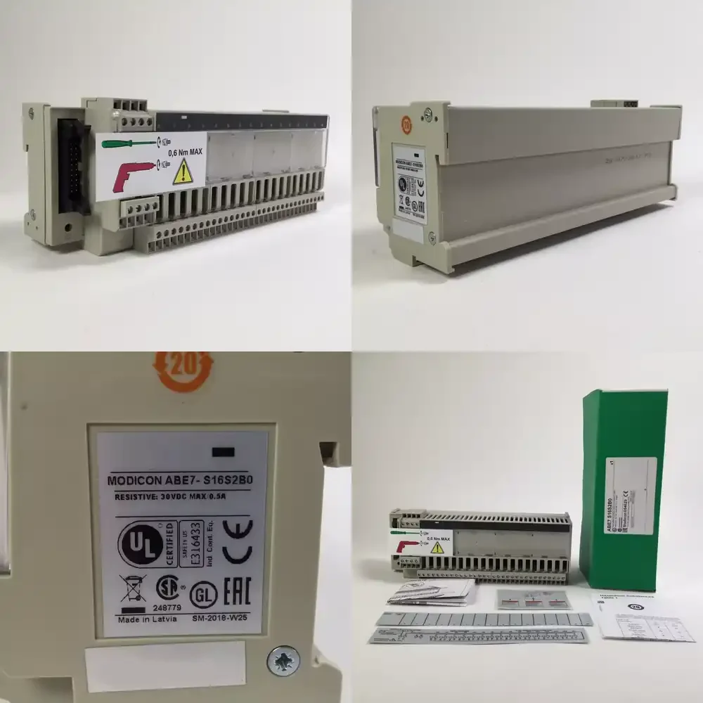ABE7S16S2B0 for 16-Channel Welding Type Solid State Relay Output Base Compatible with Electric Modicon PLC Systems
ABE7S16S2B0 for 16-Channel Welding Type Solid State Relay Output Base Compatible with Electric Modicon PLC Systems