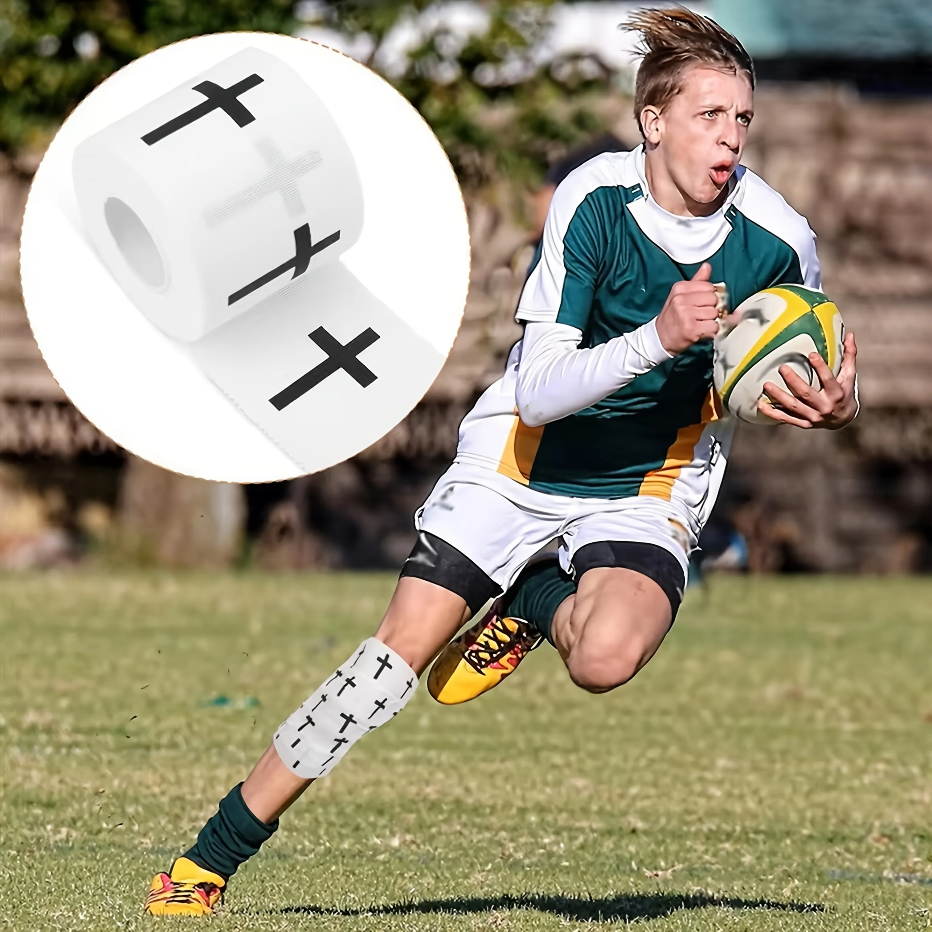 2pcs "+" Sports Wristbands | White Athletic Tape for Gym, Football and Baseball
2pcs "+" Sports Wristbands | White Athletic Tape for Gym, Football and Baseball