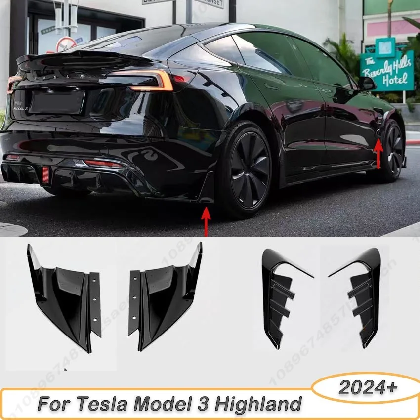 Gloss Black Side Splitter Tuning Diffuser For Tesla Model 3 Highland 2024 2025 Car Rear Bumper Sport Spoiler Lip Body Kit Parts
Gloss Black Side Splitter Tuning Diffuser For Tesla Model 3 Highland 2024 2025 Car Rear Bumper Sport Spoiler Lip Body Kit Parts