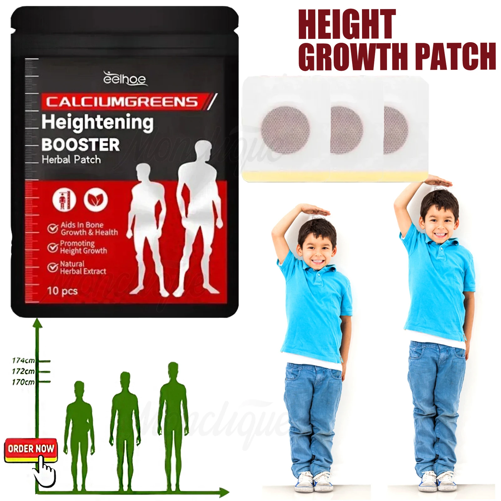 Height Growth Hormone Enhancer Plaster Plantar Acupoint Stimulation Patches Promote Bone Strength Calcium Vitamin D Supplements 
Height Growth Hormone Enhancer Plaster Plantar Acupoint Stimulation Patches Promote Bone Strength Calcium Vitamin D Supplements