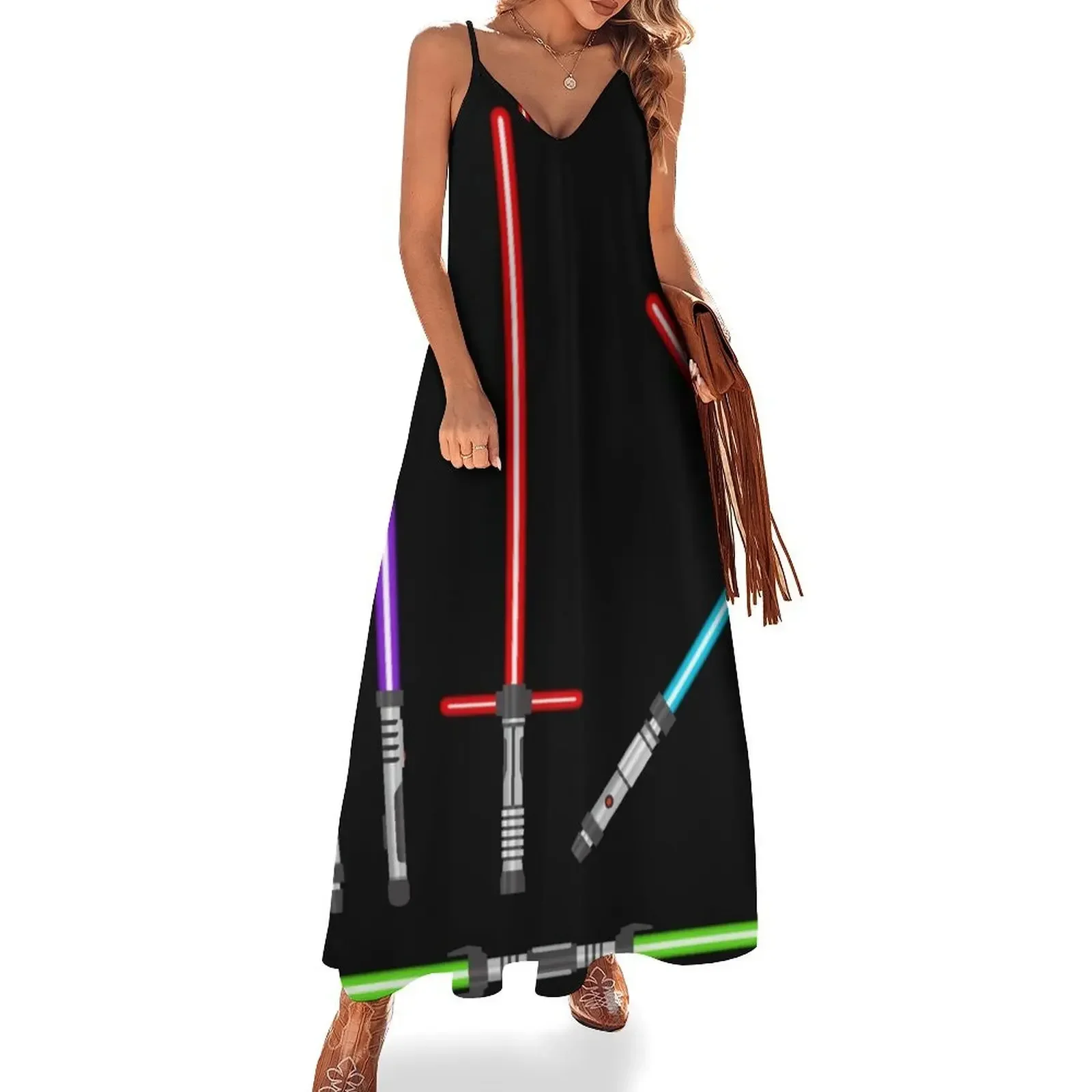 Lightsaber Sleeveless Dress summer dress korean women Long dress women party dresses
Lightsaber Sleeveless Dress summer dress korean women Long dress women party dresses