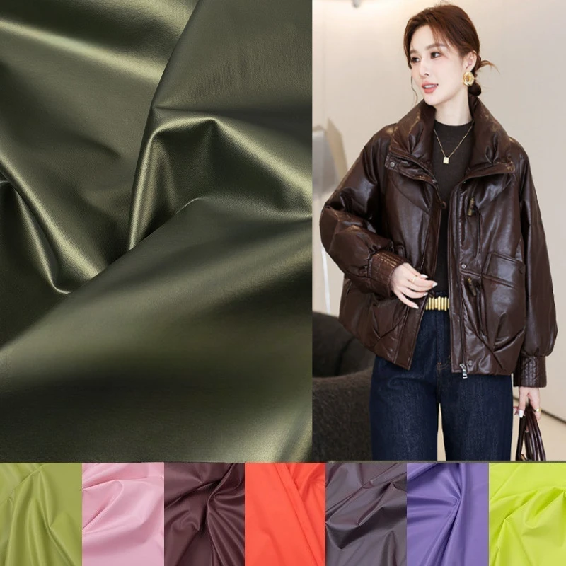 4 Sides Stretch Matte Imitation Leather Fabric Per Meter for Pants Jackets Coats Sewing Designer Cloth Skin-friendly Soft Plain
4 Sides Stretch Matte Imitation Leather Fabric Per Meter for Pants Jackets Coats Sewing Designer Cloth Skin-friendly Soft Plain