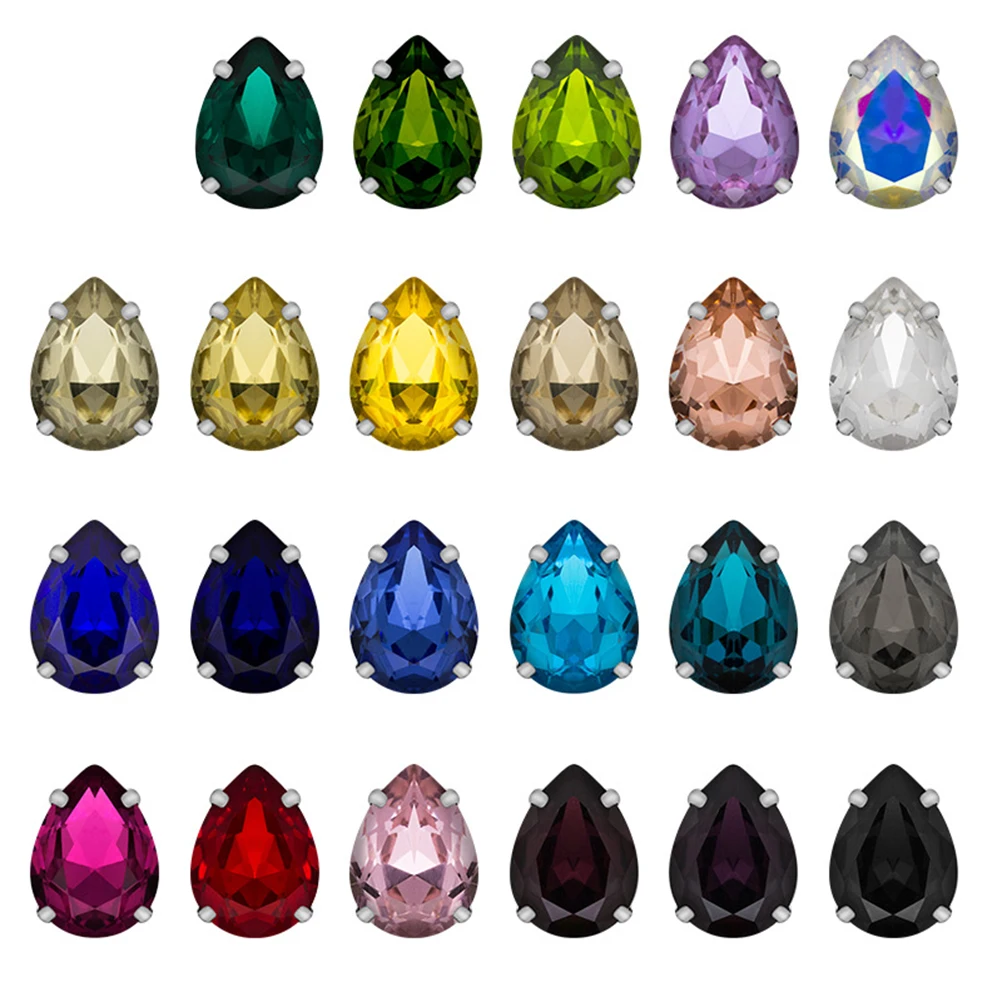 50 Pcs Crystal Claw Rhinestones Teardrop for Garment Sewing High Quality Glass Shiny Colors Abrasion Resistance Cost Performance
50 Pcs Crystal Claw Rhinestones Teardrop for Garment Sewing High Quality Glass Shiny Colors Abrasion Resistance Cost Performance