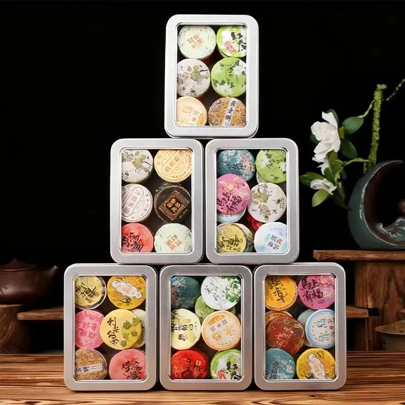 Special Offer Puer Small Tea Cake Storage Box Thicken Shu&Raw Pu'er Iron Box Cost-effective 5gX5g Various Type Yunnan Free NOBox
Special Offer Puer Small Tea Cake Storage Box Thicken Shu&Raw Pu'er Iron Box Cost-effective 5gX5g Various Type Yunnan Free NOBox