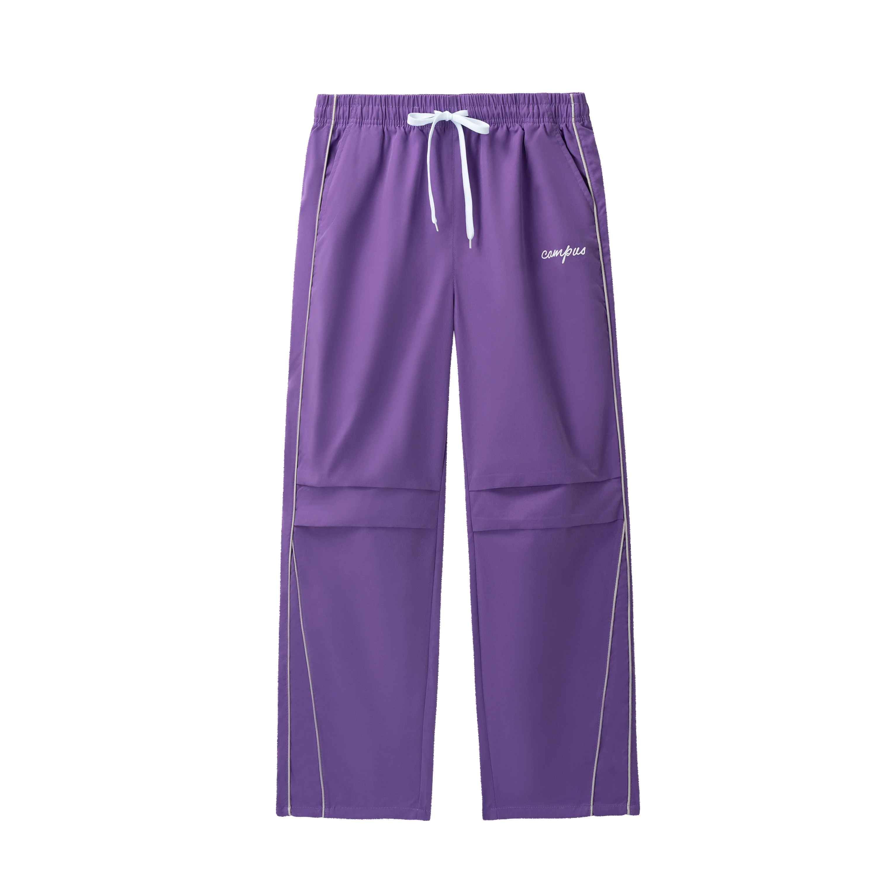 Men’s Purple Campus Style Casual Pants, Loose Straight-Leg Trousers with Side Stripe, Drawstring Waist Sporty Streetwear Pants
Men’s Purple Campus Style Casual Pants, Loose Straight-Leg Trousers with Side Stripe, Drawstring Waist Sporty Streetwear Pants