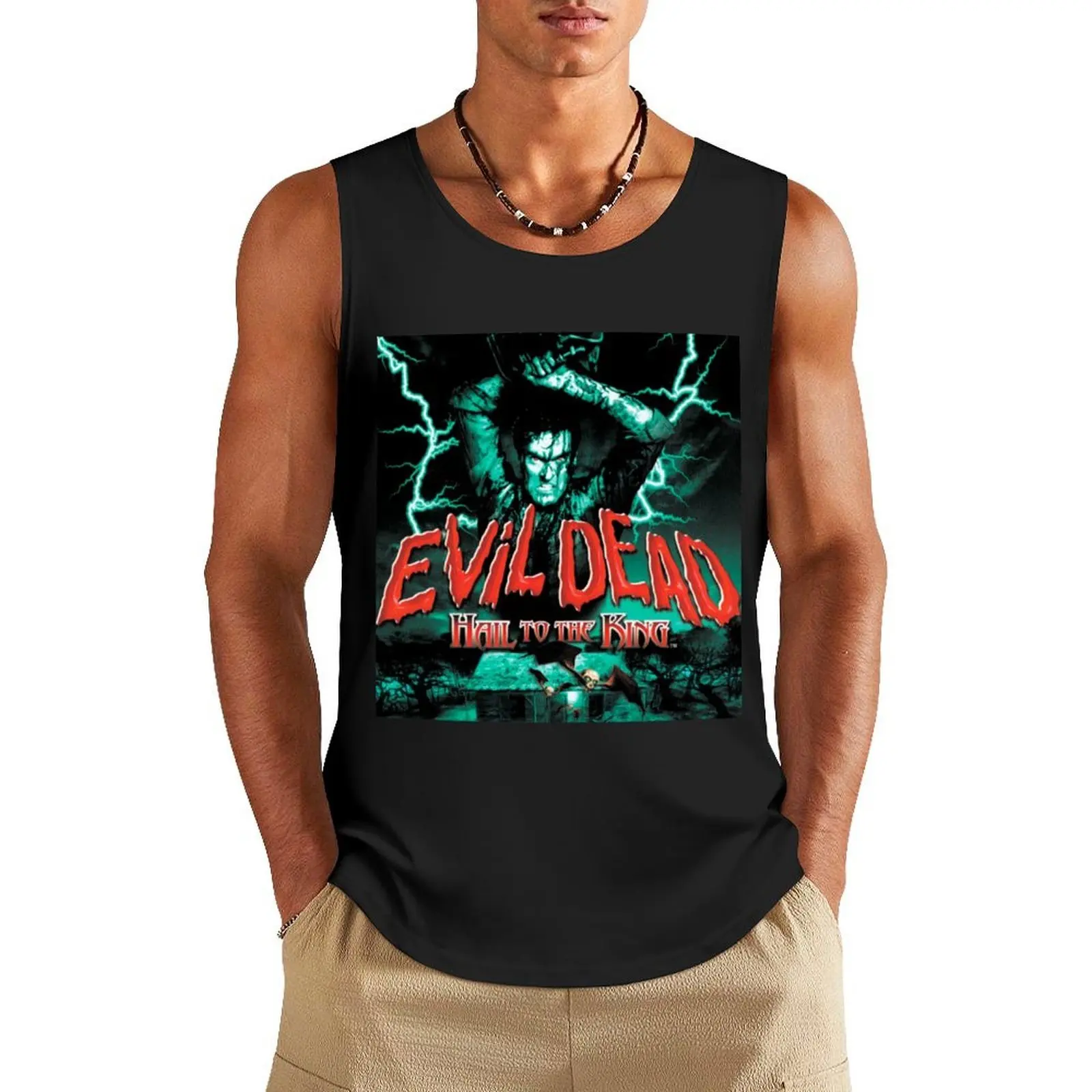 Army of Darkness, Hail to the King Tank Top bodybuilding t shirt gym accessories men Men's gym clothing
Army of Darkness, Hail to the King Tank Top bodybuilding t shirt gym accessories men Men's gym clothing