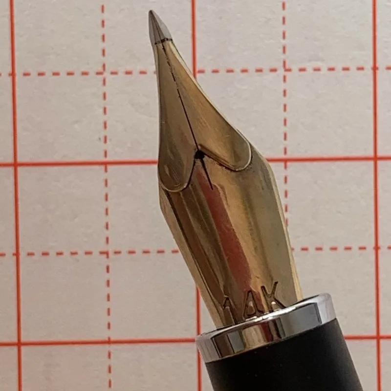 14k Gold Tip BALAOYE Double Layer Long Knife Grinding Fountain Pen Manual Polishing 1.5mm/2.0 MM Nib Method Practice Pen Ink Pen
14k Gold Tip BALAOYE Double Layer Long Knife Grinding Fountain Pen Manual Polishing 1.5mm/2.0 MM Nib Method Practice Pen Ink Pen