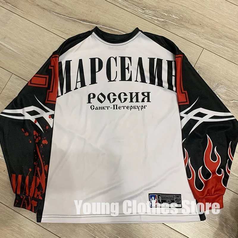 Streetwear Classic Jersey Long Sleeves T-shirt Men Women Y2K Goth Casual Baseball Jersey Casual Tops Oversized Retro Clothes New
Streetwear Classic Jersey Long Sleeves T-shirt Men Women Y2K Goth Casual Baseball Jersey Casual Tops Oversized Retro Clothes New