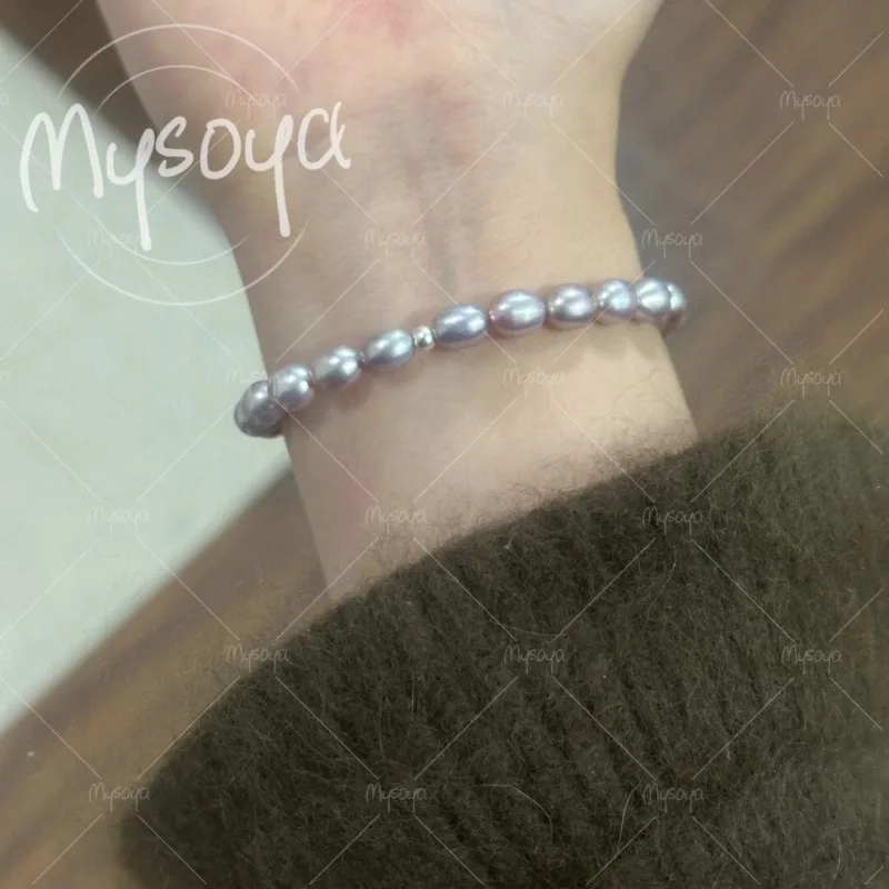 Браслет MYSOYA из пресноводного жемчуга 6-7 мм, фиолетовый, в подарочной коробке, для него/для нее, на день рождения/свадьбу/к Дню матери, A0037
Браслет MYSOYA из пресноводного жемчуга 6-7 мм, фиолетовый, в подарочной коробке, для него/для нее, на день рождения/свадьбу/к Дню матери, A0037