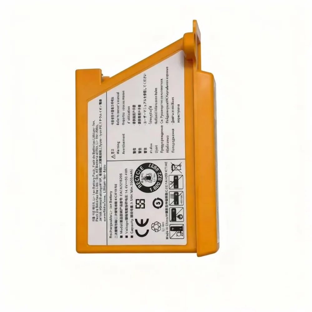 3500 мАч 14,4 В для LG EAC60766107 EAC62218205 R76CIM R76GIM R76TIM M970I VR66413LVM VR66715LVM VR65820LVWP аккумулятор для подметального робота
3500 мАч 14,4 В для LG EAC60766107 EAC62218205 R76CIM R76GIM R76TIM M970I VR66413LVM VR66715LVM VR65820LVWP аккумулятор для подметального робота