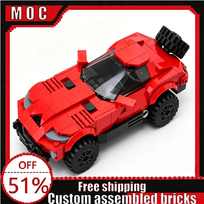 350 PCS MOC Red Fashion Off-road Sports Car Assembly Building Blocks Model Educational DIY Assembly Toys Creative Display Gifts
350 PCS MOC Red Fashion Off-road Sports Car Assembly Building Blocks Model Educational DIY Assembly Toys Creative Display Gifts