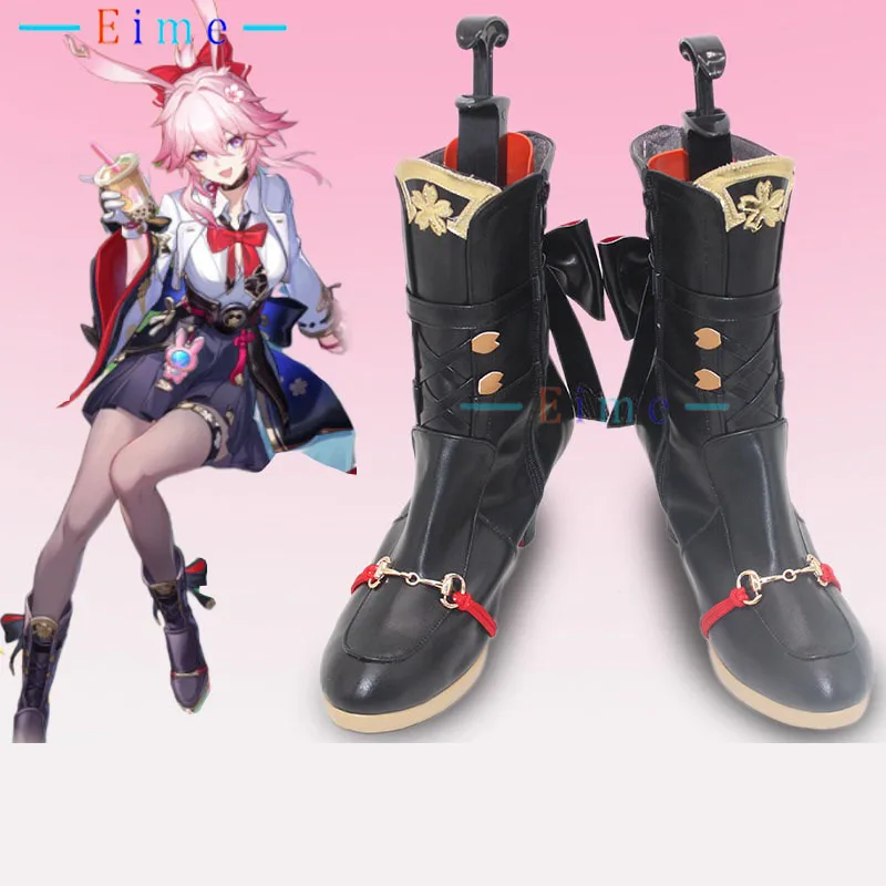 Evanescia Cosplay Shoes Game Honkai Star Rail Cosplay Props Halloween Carnival Boots Black High Heels Big Size Custom Made
Evanescia Cosplay Shoes Game Honkai Star Rail Cosplay Props Halloween Carnival Boots Black High Heels Big Size Custom Made