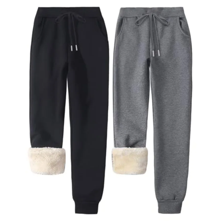 Gihuo Women's Sherpa Lined Sweatpants Winter Warm Fleece Jogger Pants
Gihuo Women's Sherpa Lined Sweatpants Winter Warm Fleece Jogger Pants