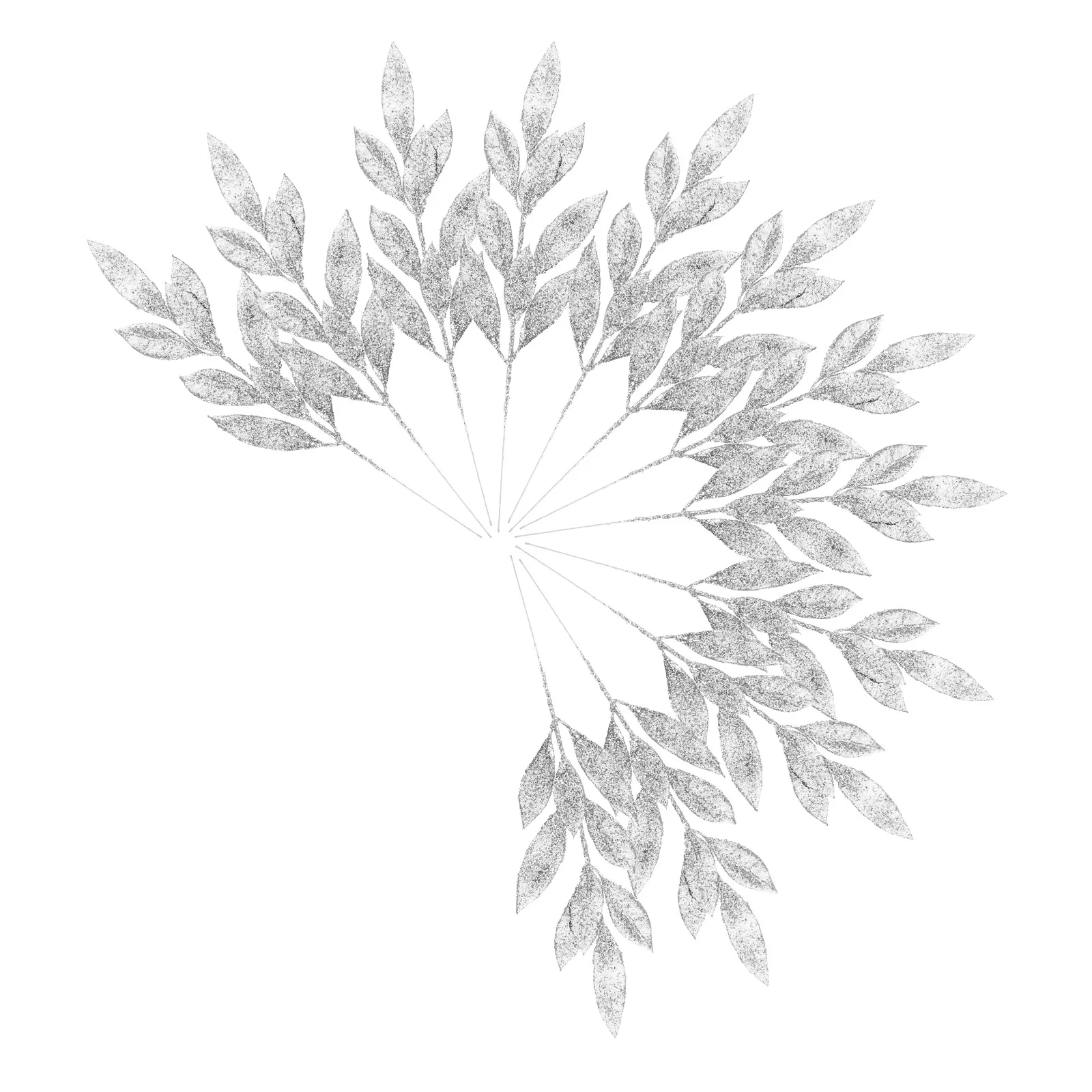 12Pcs Christmas Glitter Picks Faux Leaves Silver Shiny Branches for DIY Wreath Vase Tree Decorations Glitter Branches
12Pcs Christmas Glitter Picks Faux Leaves Silver Shiny Branches for DIY Wreath Vase Tree Decorations Glitter Branches