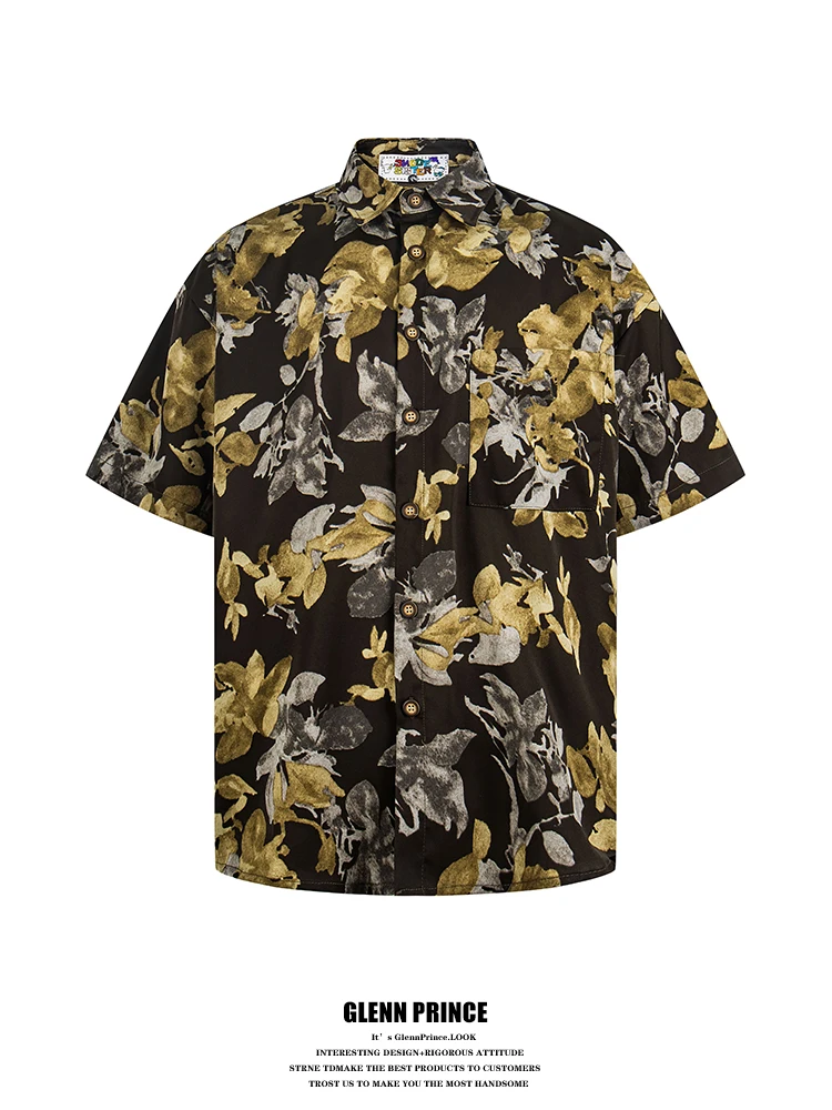 GPstudio Retro Print Casual Shirt Men's Summer Beach Vacation Loose Fit Polyester Short Sleeve Plant Floral Full Print
GPstudio Retro Print Casual Shirt Men's Summer Beach Vacation Loose Fit Polyester Short Sleeve Plant Floral Full Print