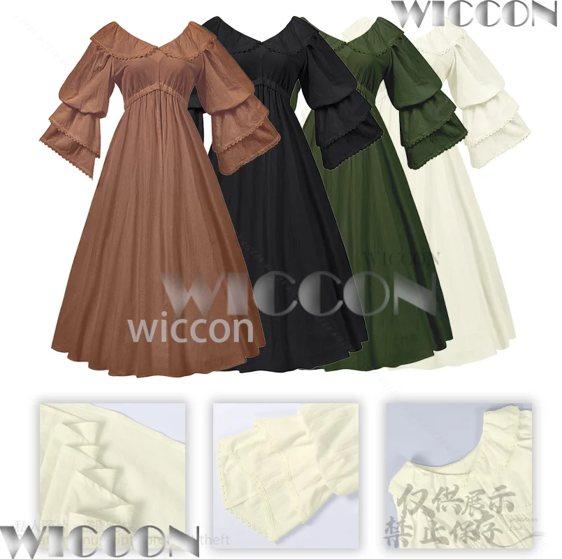 Genshin Impact Cosplay Retro Palace Doll Styles Dress Lolita Cartoon Clothes Victoria European Palace Style Outfit Customized
Genshin Impact Cosplay Retro Palace Doll Styles Dress Lolita Cartoon Clothes Victoria European Palace Style Outfit Customized