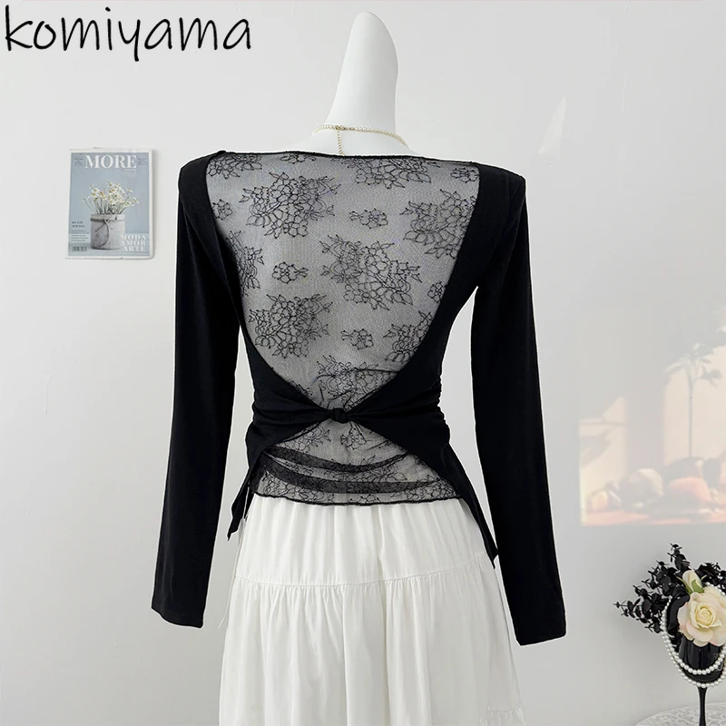Sexy Hollow Out Lace Ropa Mujer Spicy Girl Women Clothing Round Neck Long Sleeve Clothes Camisetas 2025 Spring New Tops
Sexy Hollow Out Lace Ropa Mujer Spicy Girl Women Clothing Round Neck Long Sleeve Clothes Camisetas 2025 Spring New Tops