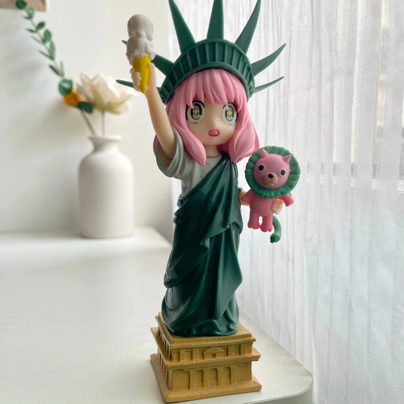 Anime Lady Liberty Anya Figure GK Spy×family Action Figures Anya Forger Figurine PVC Collection Model Ornament Birthday Gifts
Anime Lady Liberty Anya Figure GK Spy×family Action Figures Anya Forger Figurine PVC Collection Model Ornament Birthday Gifts