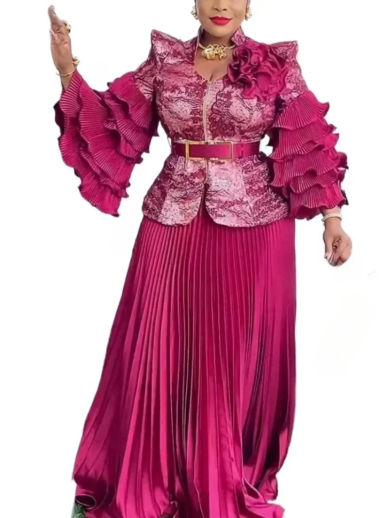 Customized African Clothes for Women 2 PCS Sets Tops And Skirts Suits Dashiki Ankara 2025 Outfits Gown Plus Size Wedding Party D
Customized African Clothes for Women 2 PCS Sets Tops And Skirts Suits Dashiki Ankara 2025 Outfits Gown Plus Size Wedding Party D