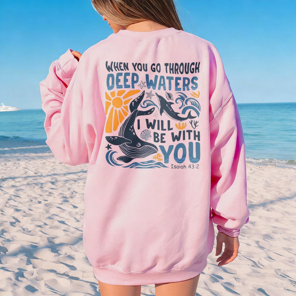 Женская толстовка Deep Waters Christian Hoodie с библейским стихом, весенняя, с заниженной линией плеча, круглым вырезом, повседневная, пуловер
Женская толстовка Deep Waters Christian Hoodie с библейским стихом, весенняя, с заниженной линией плеча, круглым вырезом, повседневная, пуловер