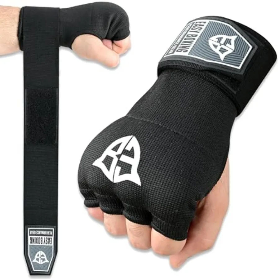 Inner Gel Gloves, Hook and Loop Closure, Breathable Wrist Wraps for Boxing and MMA Training, Black, 75cm
Inner Gel Gloves, Hook and Loop Closure, Breathable Wrist Wraps for Boxing and MMA Training, Black, 75cm