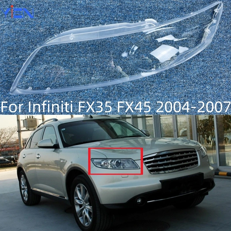 For Infiniti FX35 FX45 2004 2005 2006 2007 Car Accessory Replace A Transparent PC Lens Headlight Car Lights Shell
For Infiniti FX35 FX45 2004 2005 2006 2007 Car Accessory Replace A Transparent PC Lens Headlight Car Lights Shell