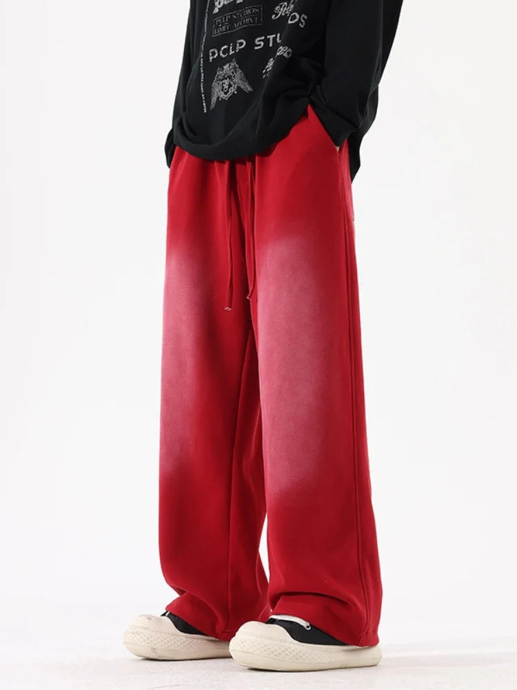 Мужские спортивные брюки в американском ретро-стиле, свободные, удлиненные, прямого кроя, для осени и весны, повседневные, модные
Мужские спортивные брюки в американском ретро-стиле, свободные, удлиненные, прямого кроя, для осени и весны, повседневные, модные