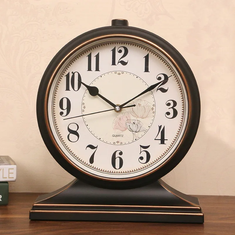 Creative Desk Clock Silent Desk Clock European Retro Desk Clock 10-Inch Dial Easy-To-Read Living Room/Bedroom Desktop Decoration
Creative Desk Clock Silent Desk Clock European Retro Desk Clock 10-Inch Dial Easy-To-Read Living Room/Bedroom Desktop Decoration
