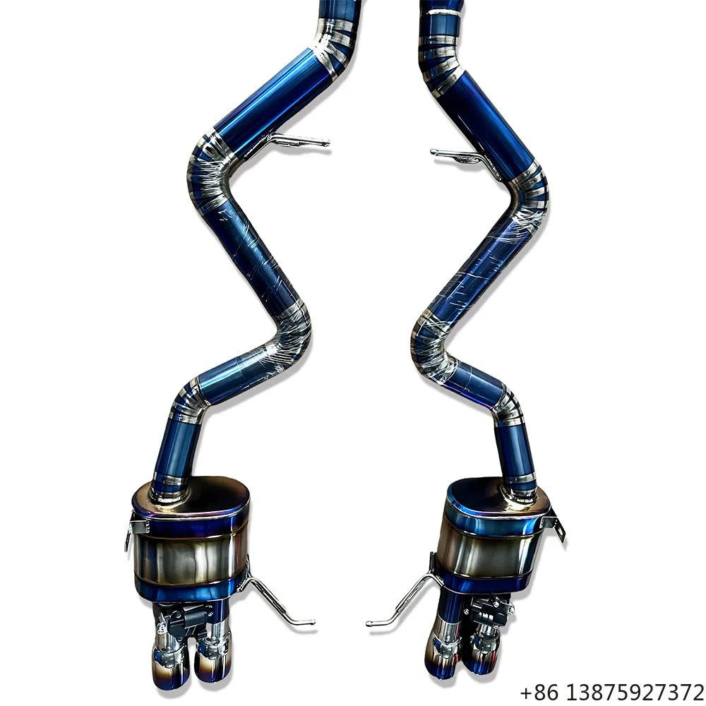 Exhaust Cat Back for 2009-2013 M3 E90 E92 E93 4.0L Titanium Alloy High Performance Exhaust Pipe with Valve Control Custom
Exhaust Cat Back for 2009-2013 M3 E90 E92 E93 4.0L Titanium Alloy High Performance Exhaust Pipe with Valve Control Custom