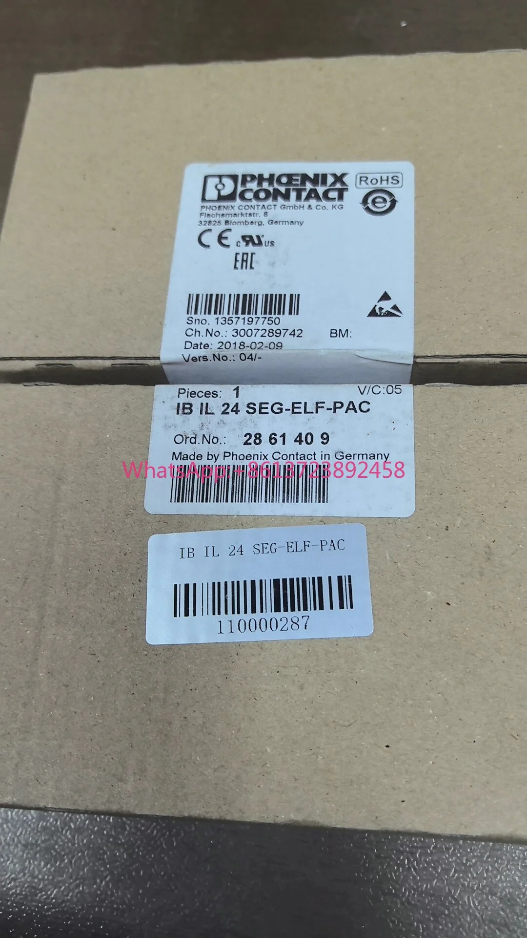 Phoenix Function Module IB IL 24 SEG-ELF-PAC High Quality
Phoenix Function Module IB IL 24 SEG-ELF-PAC High Quality