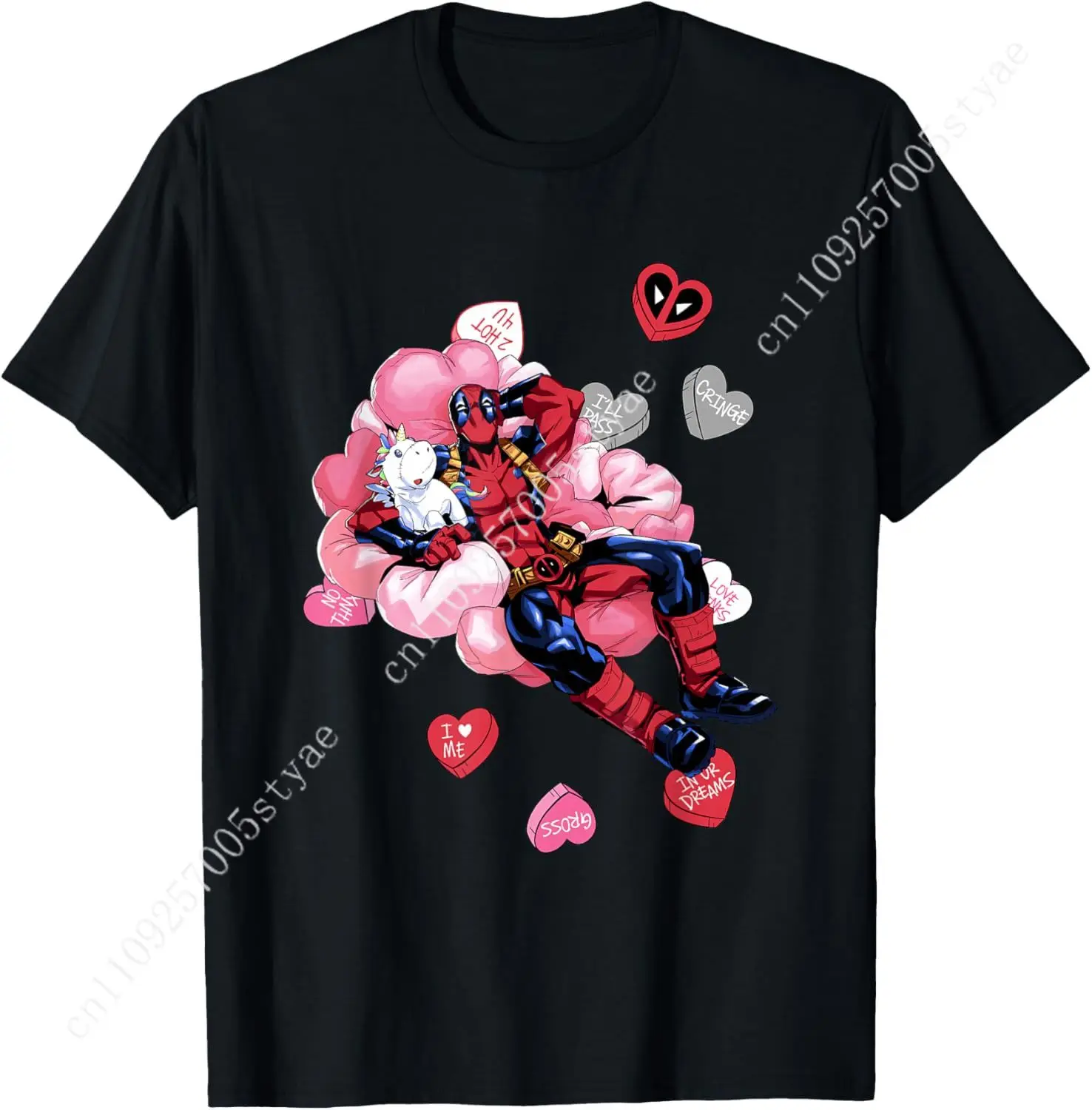 Marvel Deadpool Cute Unicorn Hearts T-Shirt
Marvel Deadpool Cute Unicorn Hearts T-Shirt