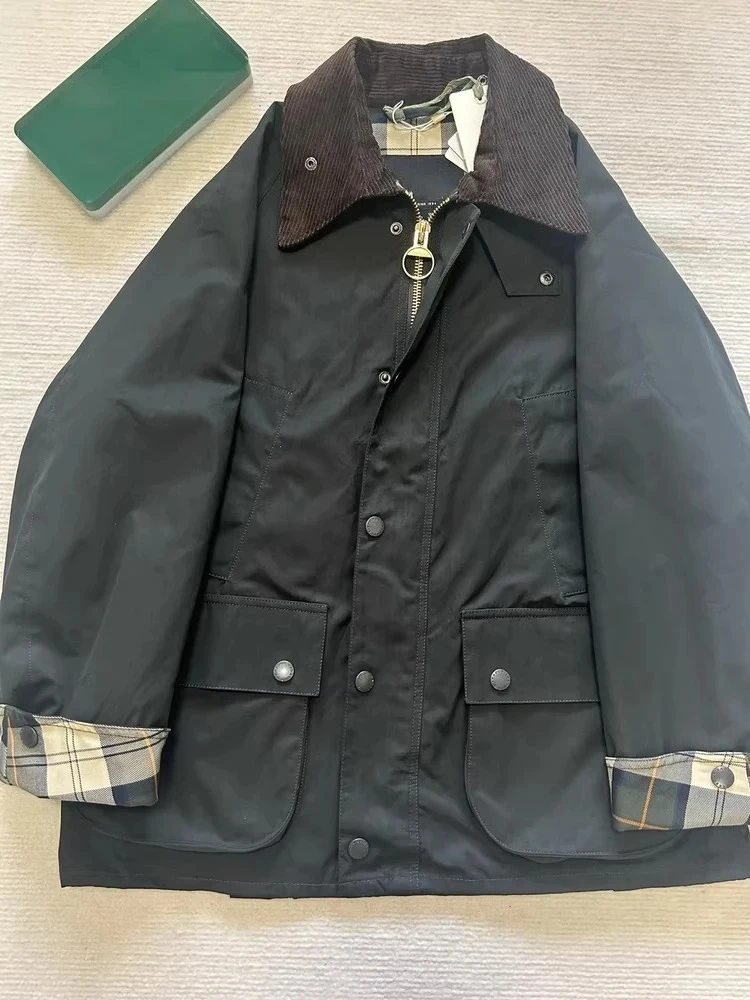Bb OS Bedale Wax-Free Jacket Men Women Vintage Plaid Lined Outdoor Waterproof Casual Coat
Bb OS Bedale Wax-Free Jacket Men Women Vintage Plaid Lined Outdoor Waterproof Casual Coat