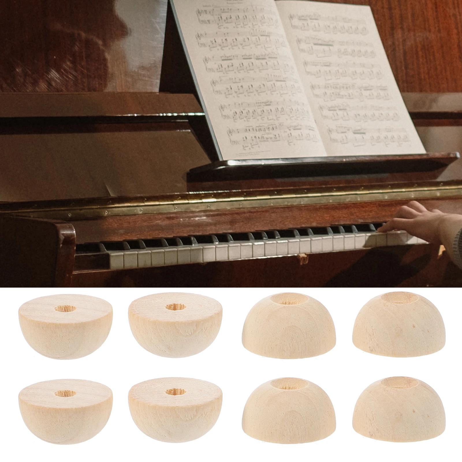 10 Pcs Piano Accessories Wood Washer Tuning Parts for The Major Kit Upright Replacement 
10 Pcs Piano Accessories Wood Washer Tuning Parts for The Major Kit Upright Replacement