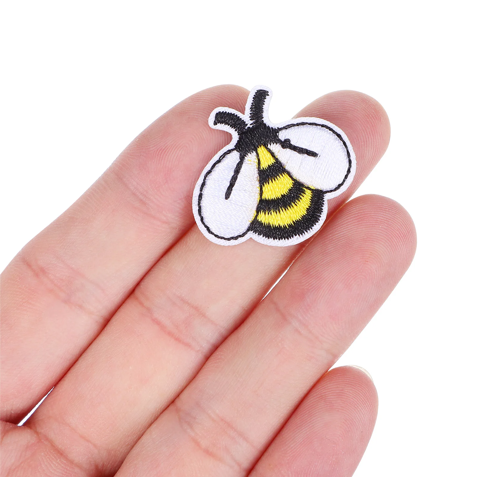 20pcs Cartoon Bee Embroidered Patches Appliques for Jeans Shirts Bags Hats Repair Decoration Garment Accessories Elastic Band
20pcs Cartoon Bee Embroidered Patches Appliques for Jeans Shirts Bags Hats Repair Decoration Garment Accessories Elastic Band