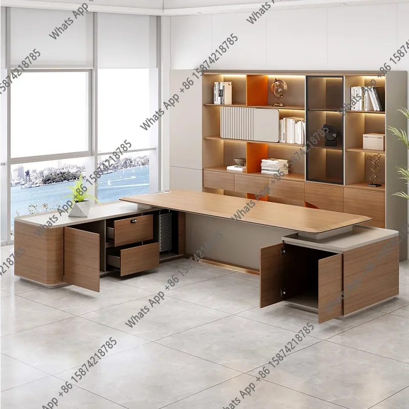 S64 New Boss Table Light Luxury High Sense Modern Simple Office President Table Leadership Desk
S64 New Boss Table Light Luxury High Sense Modern Simple Office President Table Leadership Desk