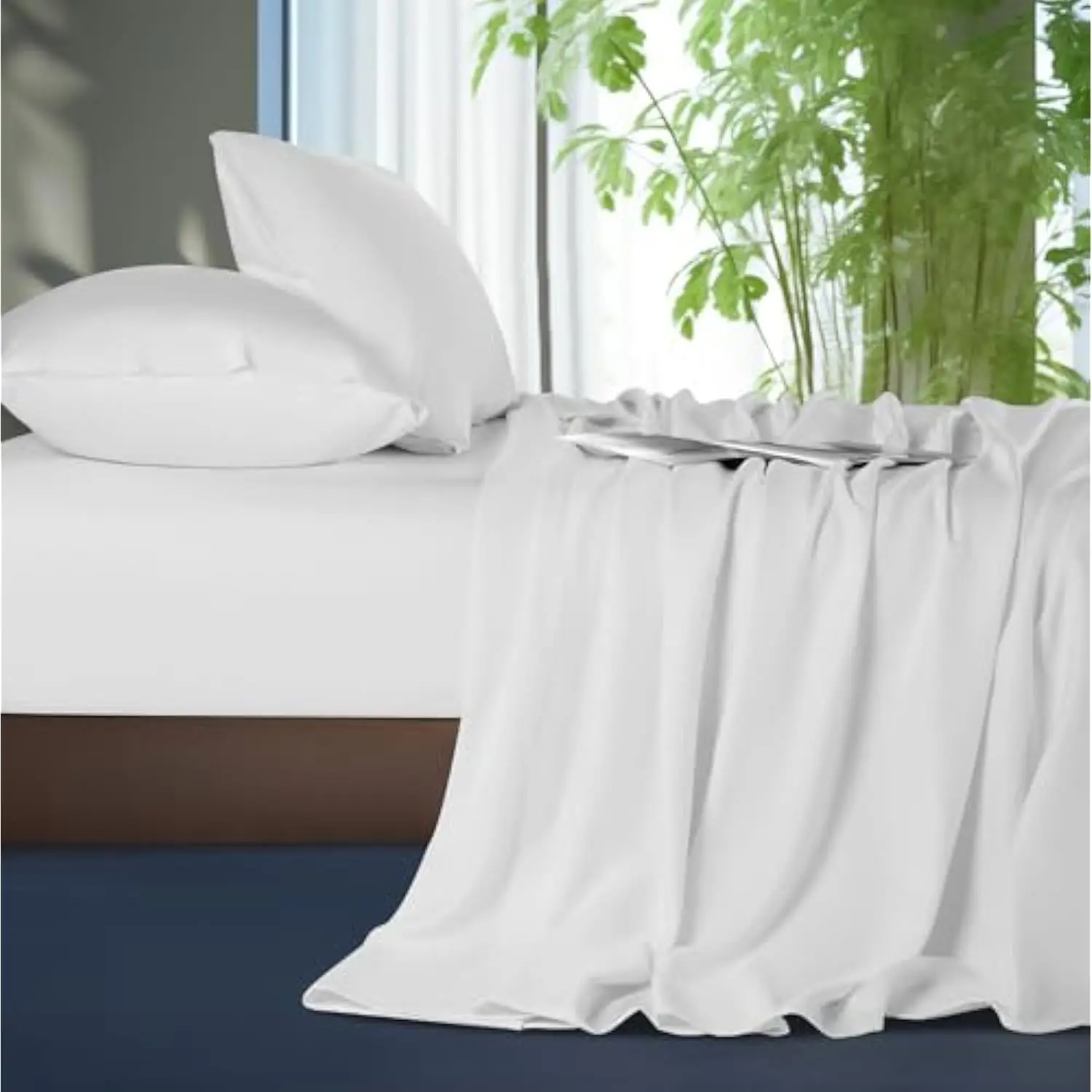Tencel Sheets 4 Piece, 100% Eucalyptus Lyocell Sheets Set, Cooler Than Cotton and Linen, Summer Cooling Breathable Bed Sheets
Tencel Sheets 4 Piece, 100% Eucalyptus Lyocell Sheets Set, Cooler Than Cotton and Linen, Summer Cooling Breathable Bed Sheets