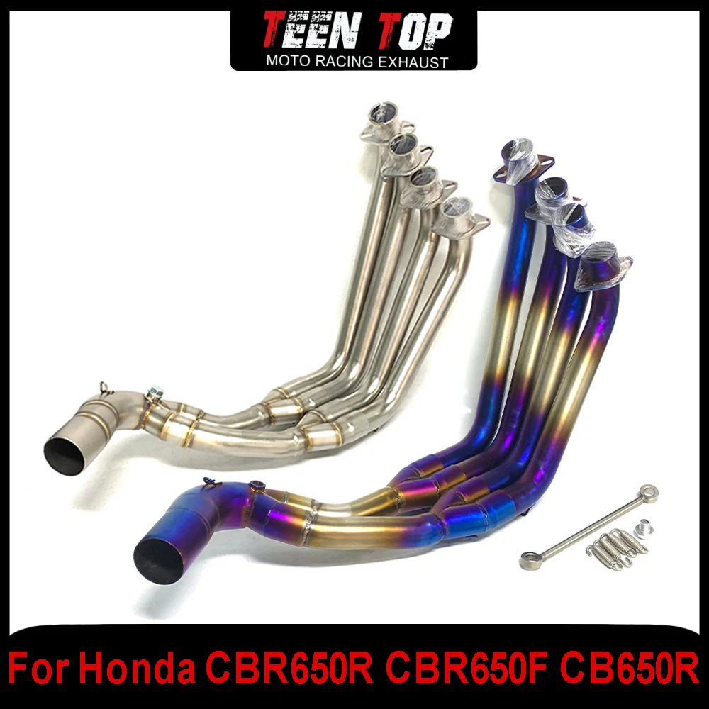For CBR650R CB650R 2019-2023 Exhaust Elbow Front Link Pipe Steel 51mm Exhaust Connection Pipe CB650F 2017-2018 Moto Tube
For CBR650R CB650R 2019-2023 Exhaust Elbow Front Link Pipe Steel 51mm Exhaust Connection Pipe CB650F 2017-2018 Moto Tube