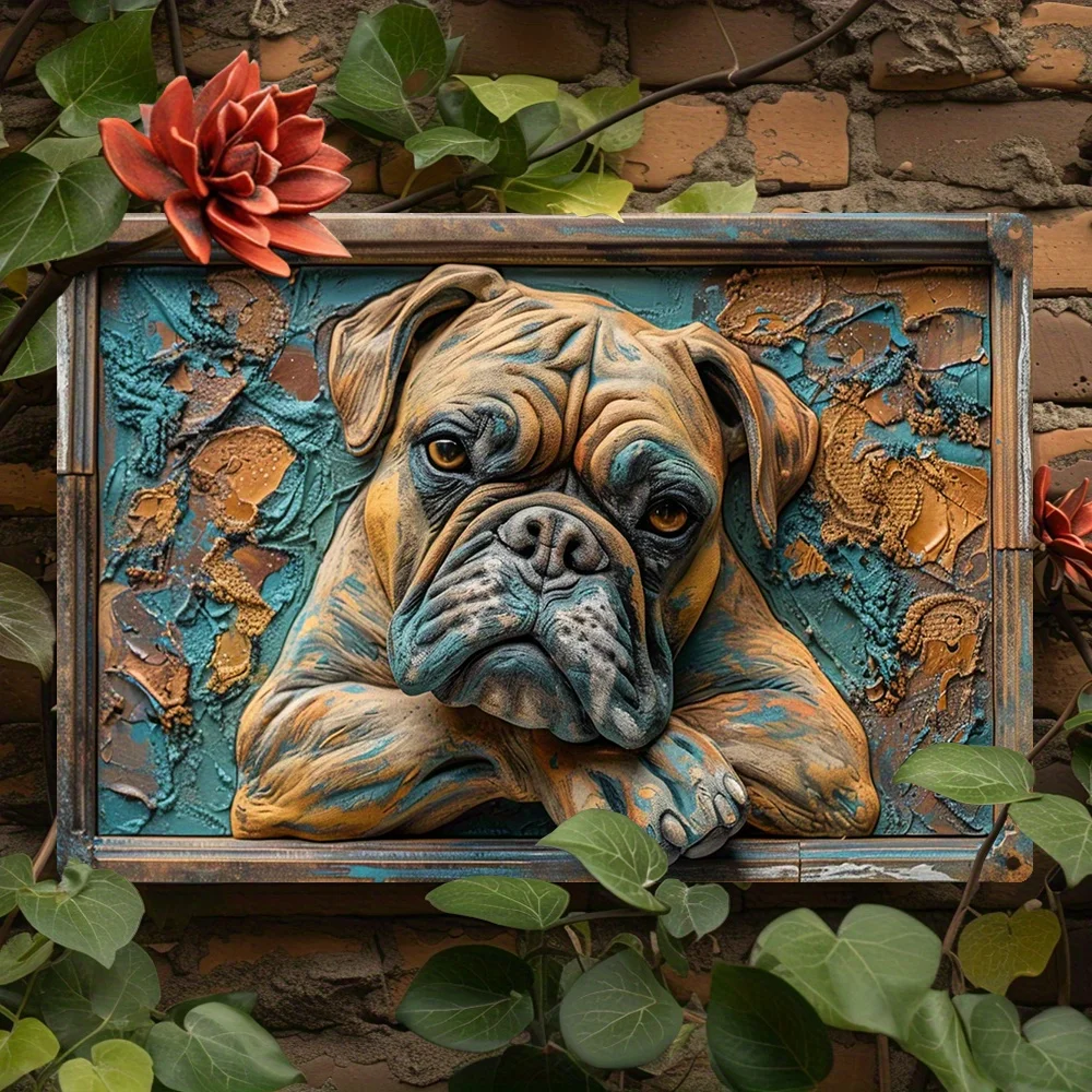 Vintage Boxer Dog Metal Sign, Perfect For Gym, Garden, Or Bathroom Decor - Ideal Gift For Parents On Father'S & Mother'S Day
Vintage Boxer Dog Metal Sign, Perfect For Gym, Garden, Or Bathroom Decor - Ideal Gift For Parents On Father'S & Mother'S Day