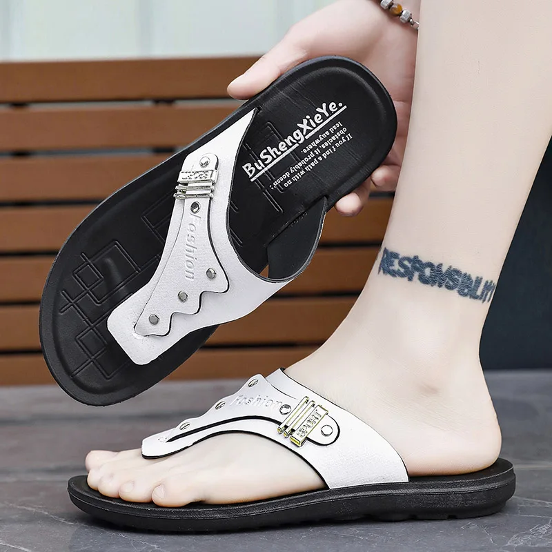 2026 New Summer Men Slippers, Lightweight Anti-Slip Beach Shoes, Faux Leather Flip Flops, Outdoor Slip-On Soft Sole Slippers
2026 New Summer Men Slippers, Lightweight Anti-Slip Beach Shoes, Faux Leather Flip Flops, Outdoor Slip-On Soft Sole Slippers