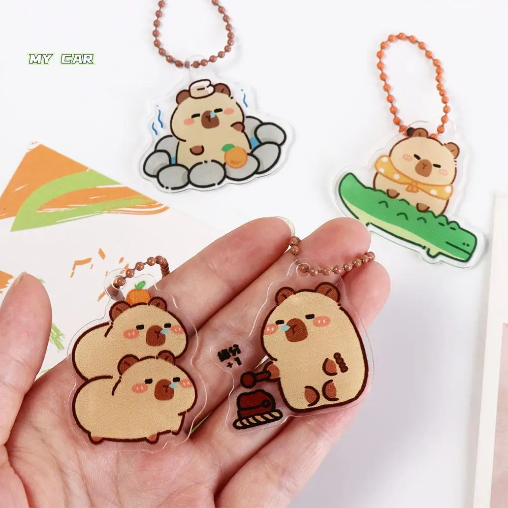 Cartoon Kapibara Capybara Keychain Creative Cute Capybara Bag Hanging Crocodile Funny Capibara Pendant Hanging Accessory
Cartoon Kapibara Capybara Keychain Creative Cute Capybara Bag Hanging Crocodile Funny Capibara Pendant Hanging Accessory