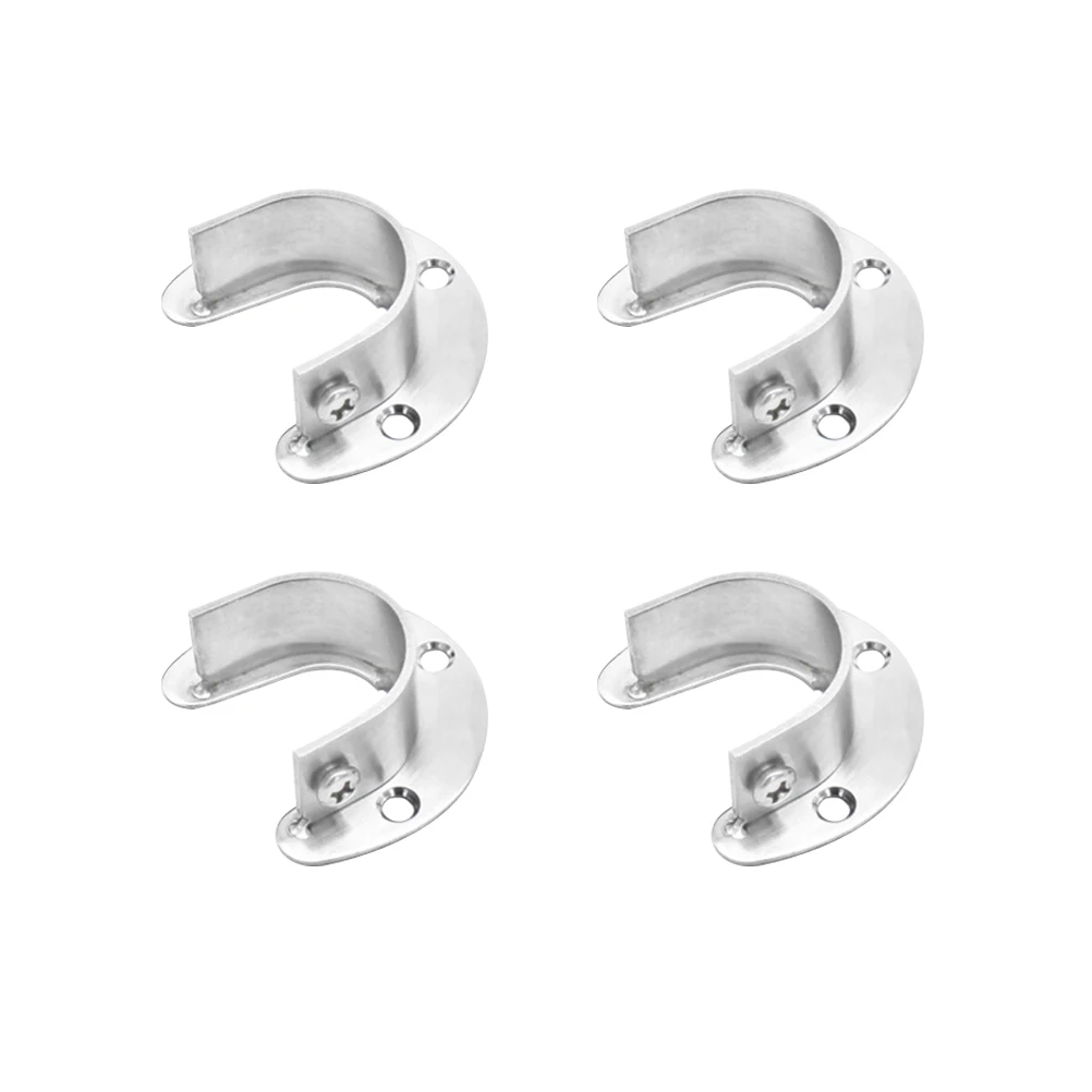 4 Pcs Stainless Steel Closet Rod Bracket Heavy Duty Wardrobe Tube Holder U Shape For Bathroom Bedroom Kitchen Storage Display
4 Pcs Stainless Steel Closet Rod Bracket Heavy Duty Wardrobe Tube Holder U Shape For Bathroom Bedroom Kitchen Storage Display