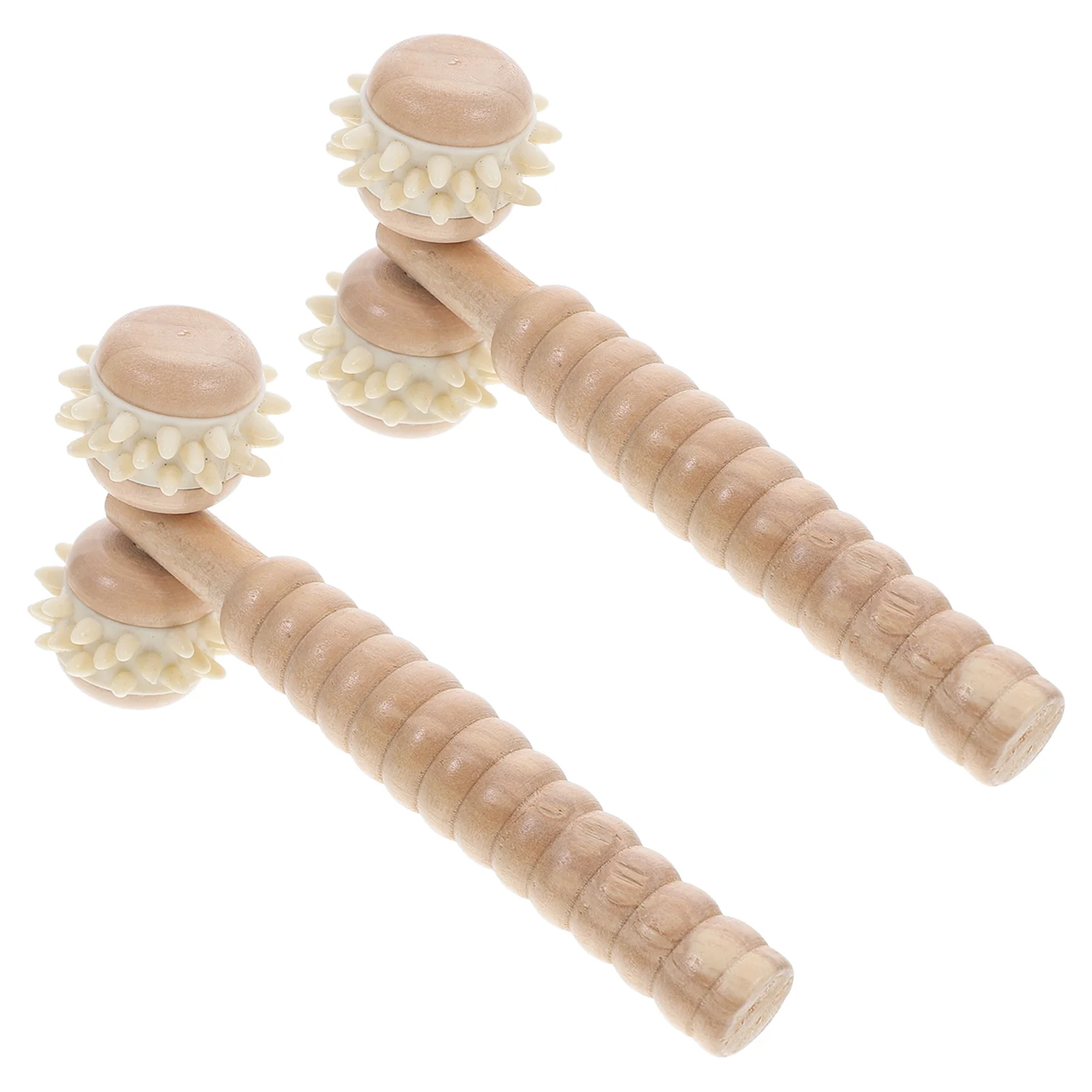2pcs Wooden Hand Held Massager Roller for Face Neck and Back Portable Massage Stick Hand Held Massage Tool for Muscle Relaxation
2pcs Wooden Hand Held Massager Roller for Face Neck and Back Portable Massage Stick Hand Held Massage Tool for Muscle Relaxation