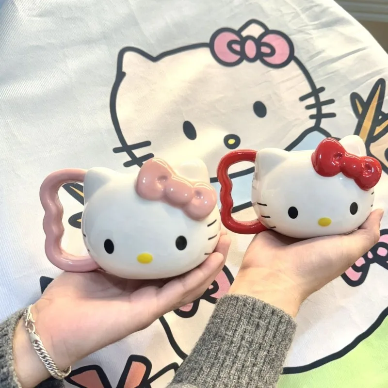 Hello Kitty Anime Kawaii Sanrio Ins Fashion Popular Milk Water Cup Cute Cartoon Ceramic Mug Birthday Gifts Toys for Kids
Hello Kitty Anime Kawaii Sanrio Ins Fashion Popular Milk Water Cup Cute Cartoon Ceramic Mug Birthday Gifts Toys for Kids