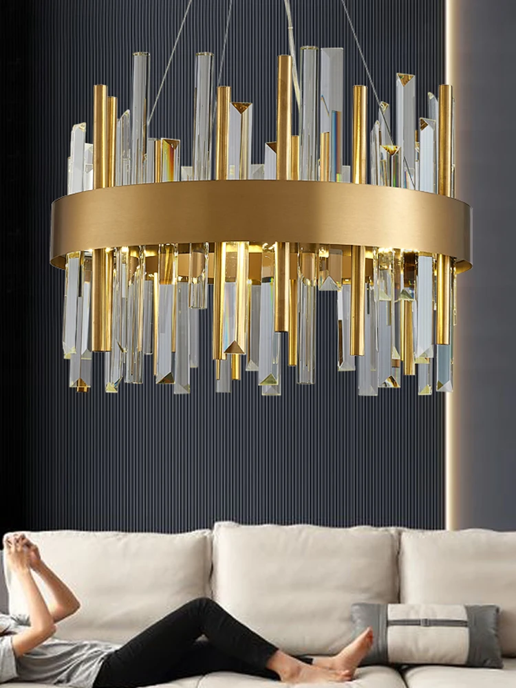 Luxury Crystal Art Living Room Chandelier Modern American Creative Bedroom Study Restaurant Kitchen Island Decorative Lamp
Luxury Crystal Art Living Room Chandelier Modern American Creative Bedroom Study Restaurant Kitchen Island Decorative Lamp