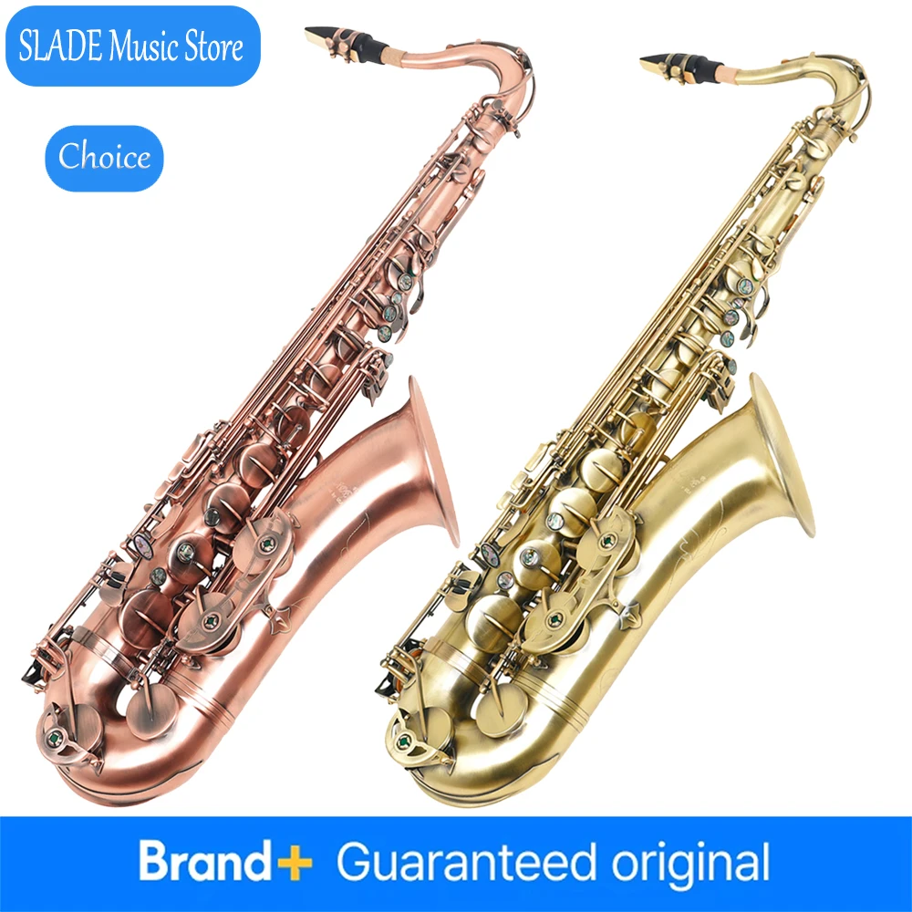 SLADE B-flat Tenor Saxophone Bb Professional Brass Saxophone in Bb For Music Lovers Playing In the Concert Woodwind Instrument
SLADE B-flat Tenor Saxophone Bb Professional Brass Saxophone in Bb For Music Lovers Playing In the Concert Woodwind Instrument