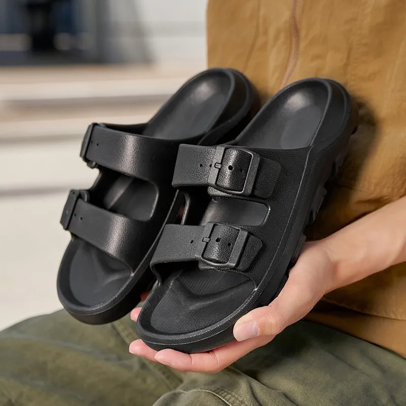 Men's straight line slippers plastic EVA one-time molding waterproof and wear-resistant human functional learning sandals
Men's straight line slippers plastic EVA one-time molding waterproof and wear-resistant human functional learning sandals