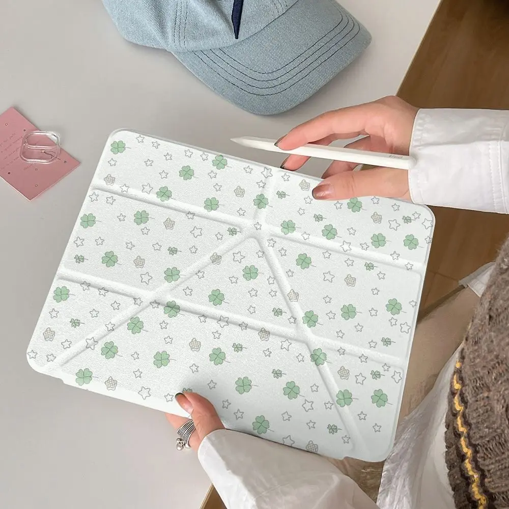 Ins KoreanStar Clover Y-Fold Y2K Tablet Case For iPad Pro 13in 11th M5M4 12.9in A16 7/8/9/10th Air4/5/6/7 11in M2M3 Mini Cover
Ins KoreanStar Clover Y-Fold Y2K Tablet Case For iPad Pro 13in 11th M5M4 12.9in A16 7/8/9/10th Air4/5/6/7 11in M2M3 Mini Cover